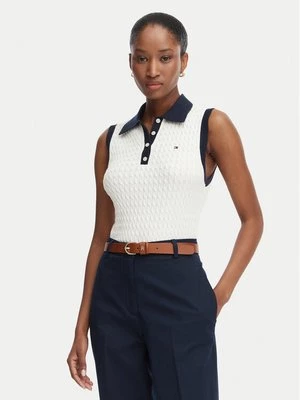 Obrázek produktu Tommy Hilfiger Svetr Fine Gg Cable WW0WW50102 Krémová Regular Fit