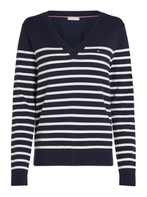 Obrázek produktu TOMMY HILFIGER Svetr  modrá / bílá