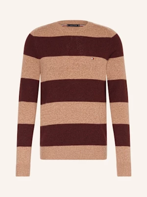 Obrázek produktu Tommy Hilfiger Svetr tmavě červená / světle hnědá