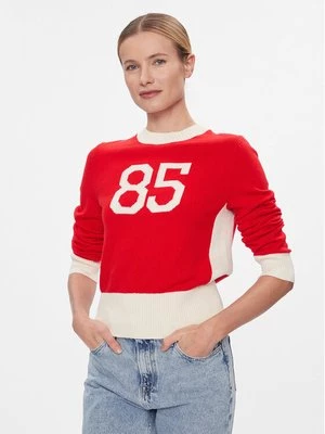 Obrázek produktu Tommy Hilfiger Svetr Varsity 85 Graphic C-Nk Swt WW0WW40718 Červená Slim Fit