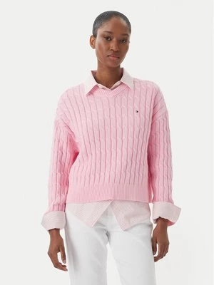 Obrázek produktu Tommy Hilfiger Svetr WW0WW48433 Světle růžová Regular Fit