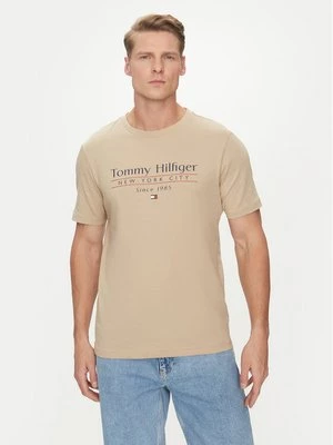 Obrázek produktu Tommy Hilfiger T-Shirt Center Stack MW0MW38621 Béžová Regular Fit