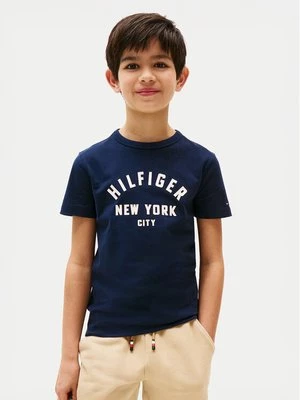 Obrázek produktu Tommy Hilfiger T-Shirt Curved Graphic KB0KB09800 Tmavomodrá Regular Fit