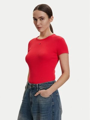 Obrázek produktu Tommy Hilfiger T-Shirt DW0DW17383 Červená Slim Fit