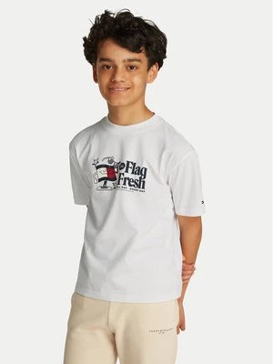 Obrázek produktu Tommy Hilfiger T-Shirt Flag Fun KB0KB09354 M Bílá Regular Fit