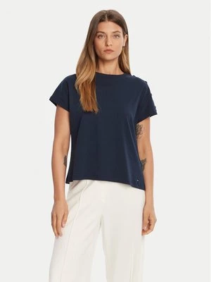 Obrázek produktu Tommy Hilfiger T-Shirt Gold Button WW0WW47455 Tmavomodrá Regular Fit