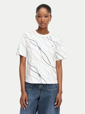 Obrázek produktu Tommy Hilfiger T-Shirt Interlock WW0WW49646 Bílá Boxy Fit