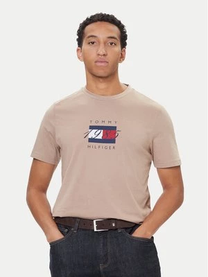 Obrázek produktu Tommy Hilfiger T-Shirt Linear Flag MW0MW41338 Béžová Regular Fit