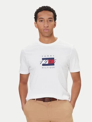 Obrázek produktu Tommy Hilfiger T-Shirt Linear Flag MW0MW41338 Bílá Regular Fit