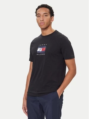 Obrázek produktu Tommy Hilfiger T-Shirt Linear Flag MW0MW41338 Černá Regular Fit