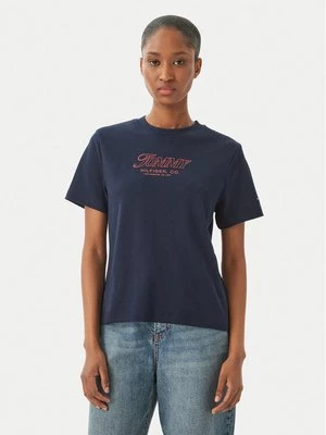 Obrázek produktu Tommy Hilfiger T-Shirt Logo Interlock WW0WW48707 Tmavomodrá Regular Fit