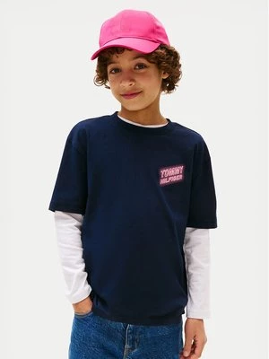Obrázek produktu Tommy Hilfiger T-Shirt Neon Graphic KB0KB09849 Tmavomodrá Regular Fit