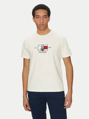 Obrázek produktu Tommy Hilfiger T-Shirt Sailing MW0MW38628 Écru Regular Fit Krémová