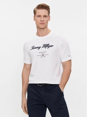 Obrázek produktu Tommy Hilfiger T-Shirt Script Logo Tee MW0MW33691 Bílá Regular Fit