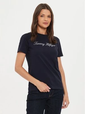 Obrázek produktu Tommy Hilfiger T-Shirt Script WW0WW43459 Tmavomodrá Regular Fit