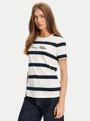 Obrázek produktu Tommy Hilfiger T-Shirt Script WW0WW45746 Écru Regular Fit
