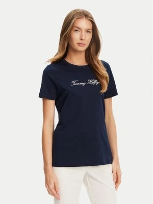 Obrázek produktu Tommy Hilfiger T-Shirt Script WW0WW47210 Tmavomodrá Regular Fit