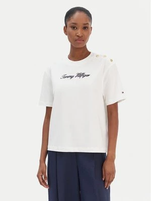 Obrázek produktu Tommy Hilfiger T-Shirt Script WW0WW47819 Écru Regular Fit