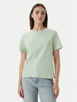 Obrázek produktu Tommy Hilfiger T-Shirt WW0WW40276 Zelená Regular Fit