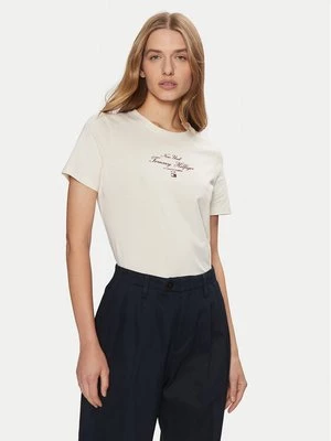 Obrázek produktu Tommy Hilfiger T-Shirt WW0WW43895 Écru Regular Fit Krémová