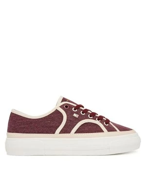 Obrázek produktu Tommy Hilfiger Tenisky Platform Vulc Sneaker Piping FW0FW09394 Bordó