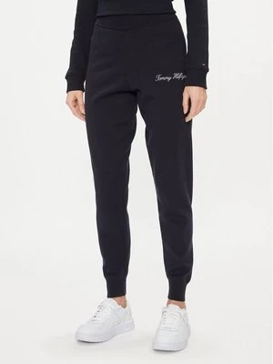Obrázek produktu Tommy Hilfiger Teplákové kalhoty Script Graphic WW0WW40347 Tmavomodrá Regular Fit