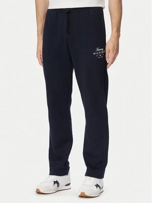 Obrázek produktu Tommy Hilfiger Teplákové kalhoty Script Stack MW0MW44332 Tmavomodrá Regular Fit