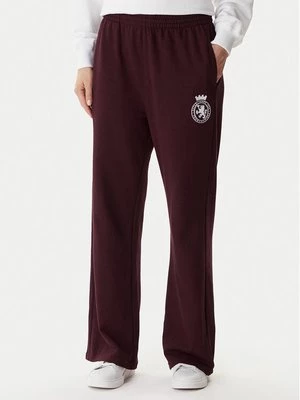 Obrázek produktu Tommy Hilfiger Teplákové kalhoty UW0UW06081 Bordó Wide Leg