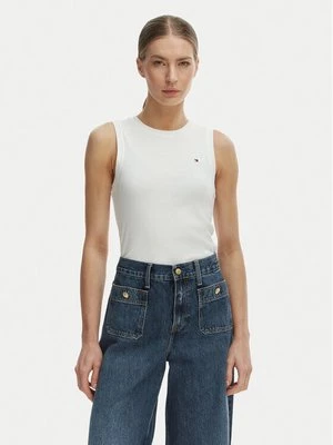 Obrázek produktu Tommy Hilfiger Top WW0WW47806 Écru Slim Fit Krémová