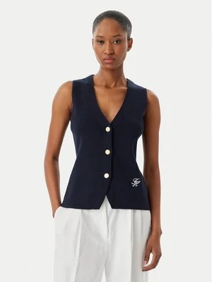 Obrázek produktu Tommy Hilfiger Top WW0WW49707 Tmavomodrá Slim Fit