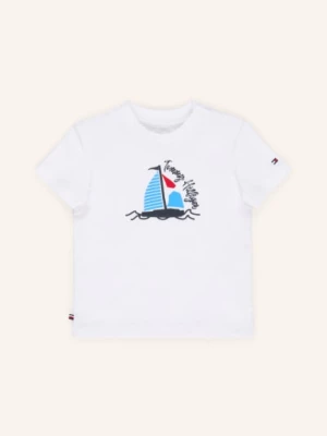 Obrázek produktu Tommy Hilfiger Tričko bílá / červená / tmavě modrá