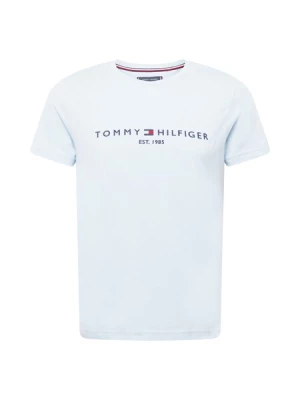 Obrázek produktu TOMMY HILFIGER Tričko 'Logo Embroidery Slim'  námořnická modř / světlemodrá / červená / bílá