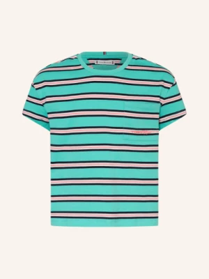 Obrázek produktu Tommy Hilfiger Tričko petrolejová / světle červená / bílá