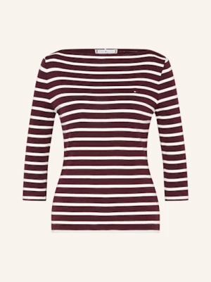 Obrázek produktu Tommy Hilfiger Tričko S 3/4 Rukávem tmavě červená / bílá