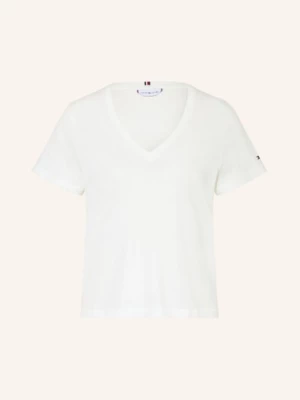 Obrázek produktu Tommy Hilfiger Tričko S Lnem bílá