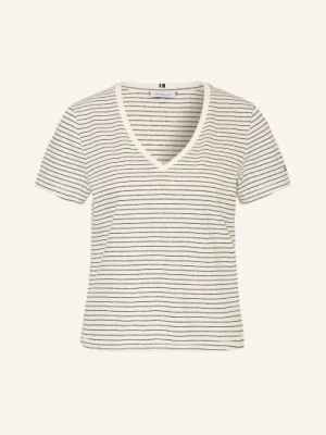 Obrázek produktu Tommy Hilfiger Tričko S Lnem režná / černá