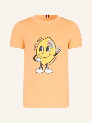 Obrázek produktu Tommy Hilfiger Tričko tmavě oranžová / žlutá / černá