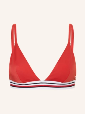 Obrázek produktu Tommy Hilfiger Trojúhelníkové Bikiny červená / bílá / černá