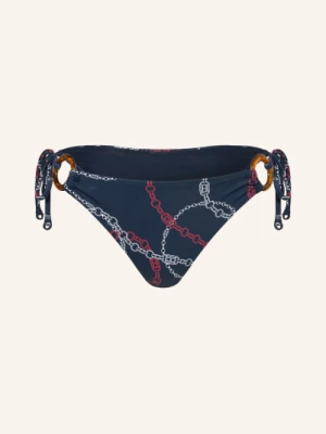 Obrázek produktu Tommy Hilfiger Trojúhelníkové Bikiny tmavě modrá / tmavě červená / bílá