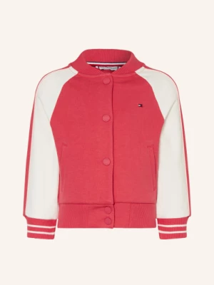 Obrázek produktu Tommy Hilfiger Univerzitní Bunda růžová / bílá