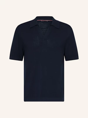 Obrázek produktu Tommy Hilfiger Úpletová Polokošile Regular Fit tmavě modrá