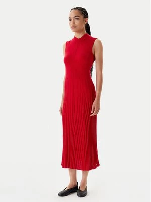 Obrázek produktu Tommy Hilfiger Úpletové šaty WW0WW45653 Červená Slim Fit