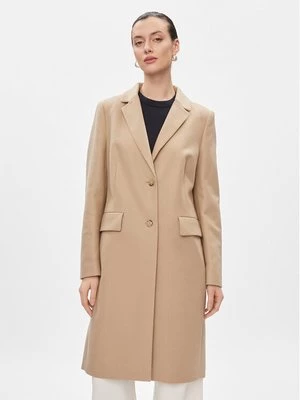 Obrázek produktu Tommy Hilfiger Vlněný kabát Classic WW0WW41662 Béžová Regular Fit