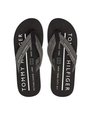 Obrázek produktu Tommy Hilfiger Žabky Hilfiger Chambray Beach Sandal FM0FM05751 Šedá