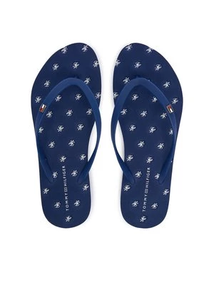 Obrázek produktu Tommy Hilfiger Žabky Repeat Logo Platform FW0FW09199 Tmavomodrá