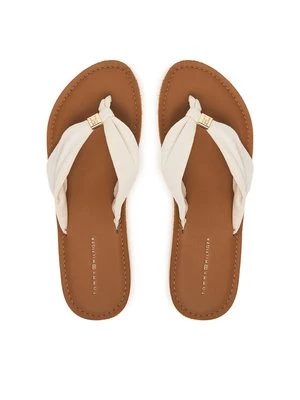 Obrázek produktu Tommy Hilfiger Žabky Th Ltr Footbed Summer Sandal FW0FW09194 Écru