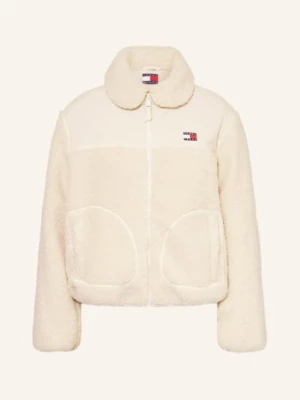 Obrázek produktu Tommy Jeans Bunda Z Medvídčí Kožešiny V Kombinaci Materiálů režná
