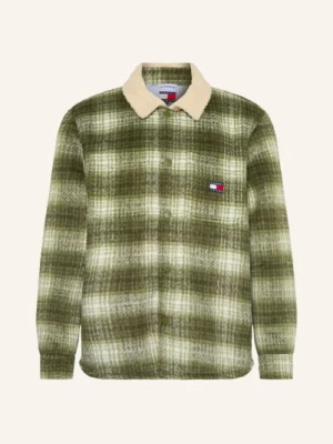 Obrázek produktu Tommy Jeans Bunda zelená / krémová / světle zelená