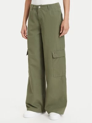 Obrázek produktu Tommy Jeans Cargo kalhoty DW0DW22749 Zelená Wide Leg