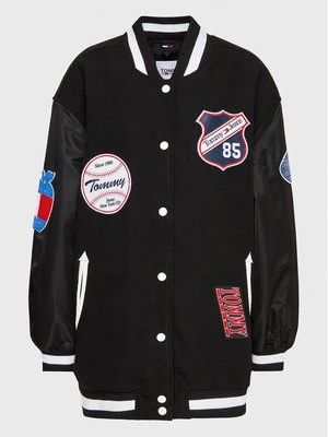 Obrázek produktu Tommy Jeans Curve Bunda bomber Letterman DW0DW15076 Černá Oversize